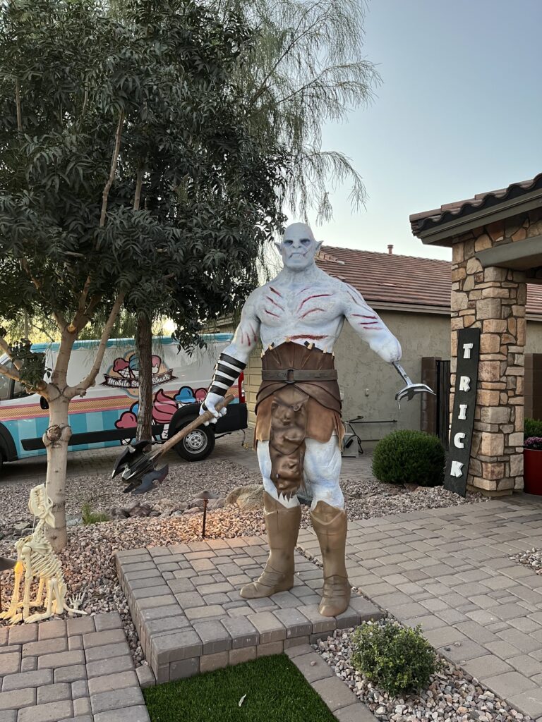 Azog the Defiler statue