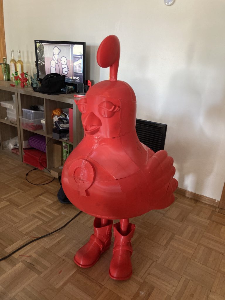 the printed Quail character